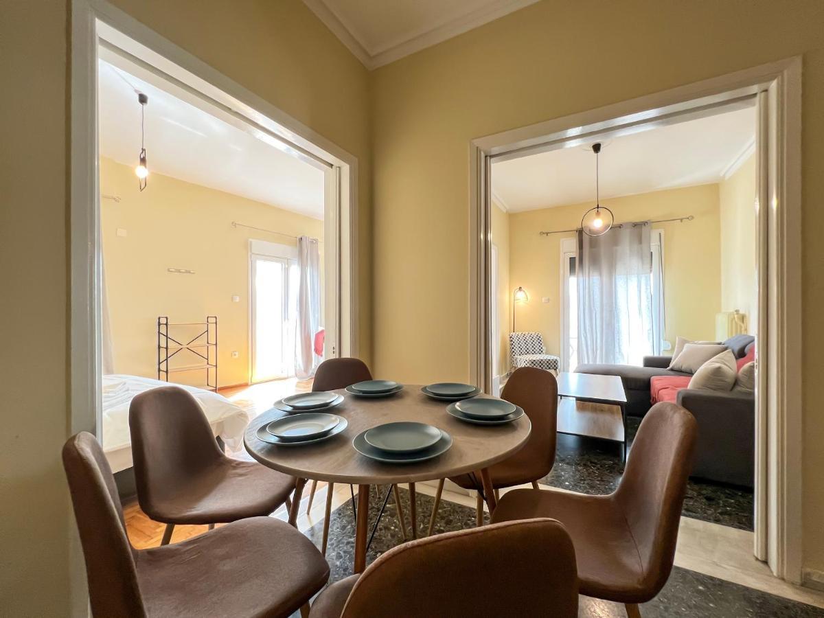 Chiou Spacious 90Sqm Apt In เอเธนส์ ภายนอก รูปภาพ
